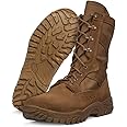 Belleville C320 One Xero 8 Inch Combat Boots for Men - Ultra-Lightweight Army/Air Force OCP ACU Coyote Brown Leather with Vibram Incisor Traction Outsole; Berry Compliant