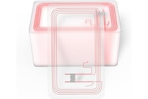 SANPOPO 50pcs NFC Cards,NTAG215 NFC Cards, Programmable Tags Blank 215 PVC Cards Compatible with TagMo for NFC Enabled Phones