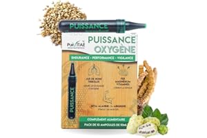 PUR VITAE WOD NUTRITION Tribulus, Cordyceps, Acides Aminés et Vitamines | Booster Puissance Oxygène | Boîte de 10 Ampoules | Pur Vitaé