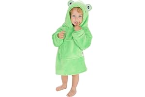 HOOLAROO Oversized Hoodie For Kids Snuggle Blanket Wearable Hoodie Oversize Warm Toddler Hoody Teddy Koala Bear Girl Boy Age 1-6