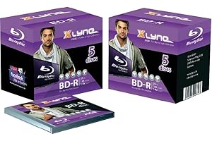 XLYNE BD-R Bluray Rohlinge │ 25 GB │ 6x Speed │ 5er Jewel Case