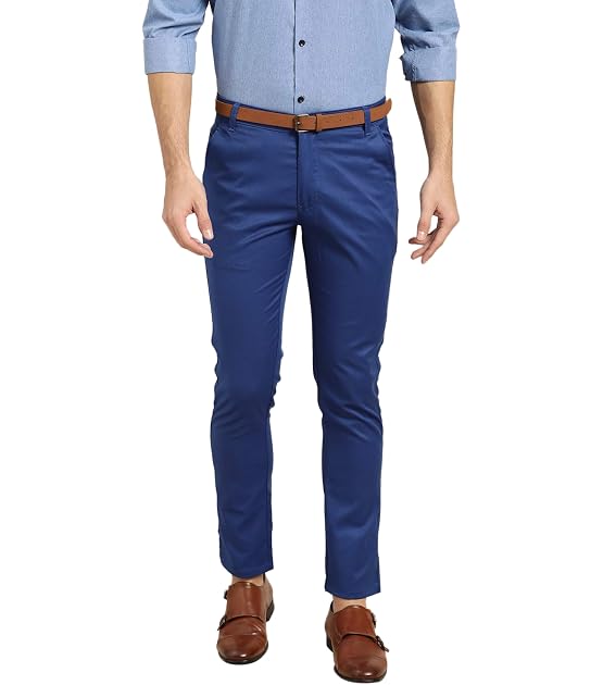 Cotton Blend Formal Trousers