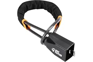 JOYTUTUS Steering Wheel Lock, Car Seat Belt Lock with 3 Keys,Double Car Anti Theft Device,Fits Most Vehicles, Trucks, SUVs, and Vans (70CM)