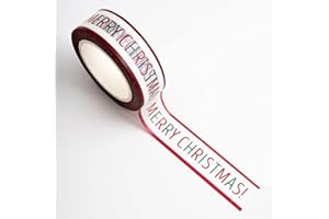 Italian Options Merry Christmas Adhesive Washi Tape (15mm x 10 Metre)