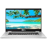 ASUS 15.6 Inch C523NA Full HD Touchscreen Chromebook (Silver, Intel N4200 Processor, 4GB RAM, 64GB eMMC, Chrome OS, Touchscre