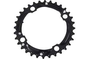 Briny River Plato de Bicicleta de Montaña de 32 Dientes Y 4 Orificios Acero 104BCD Compatible con Haibike Sduro Hardnine Compatible con Hardseven