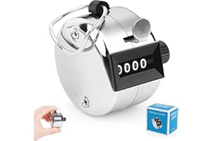 UKOFEW Contatore Conta Persone contapersona，Contatore Contapersone Manuale Contacolpi Portatile，Counter Portatile Conta Persone contacolpi contagiri ，per Contare Sport Golf Allenatore Scuola