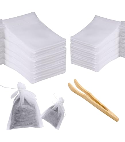 Teefilterbeutel Mit Kordelzug – 400 Stück, 8x10 Cm, Lebensmittelqualität, Für Losen Tee & Kaffee