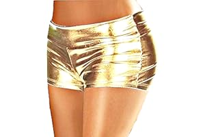 Inception Pro Infinite Pantaloncino - Hot - Short Sexy - PVC - Metallico - Misura Unica - Elasticizzato - Idea Regalo Originale