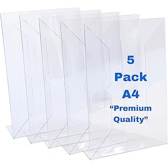 50 Espositori Da Tavolo In Acrilico Trasparente 10x6cm - Supporti Per Cartelli, Menu E Portanome - Foto 6