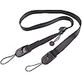 SKEIDO Camera Shoulder Neck Strap, Leash Camera Strap, black