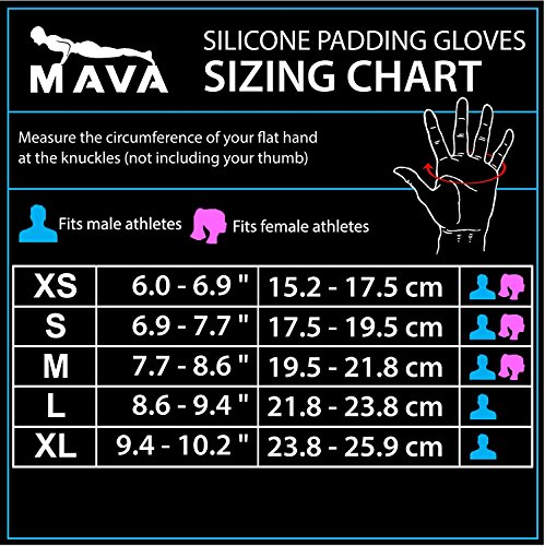 Cross Training Gloves with Wrist Support for Fitness, WOD, Weightlifting, Gym Workout & Powerlifting – Silicone Padding to avoid Calluses – Suits both Men & Women, Strong Grip-by Mava™ Sports - 3