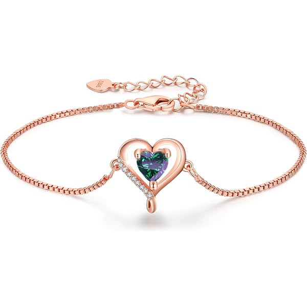 LAVUMO Collana Donna Argento Gioielli Donna Rosa Oro Argento