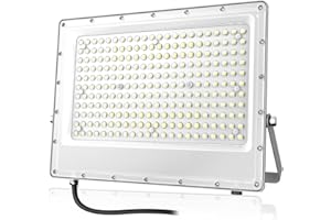 Tayire 200W Faretto LED da Esterno, Faro LED 20000LM Super illuminoso faretti, 290 LED 6500K LED Luce Fari di sicurezza per Giardino, Corridoio, Casa, Illuminazione Interna ed Esterna (200)