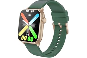 Muzaria Smart Watch, Fitness Watch with Make/Answer Calls & Voice Assistant, Fitness Tracker with Heart Rate, Blood Oxygen, Sleep Monitor, 1.83" Touch Screen Waterproof Smartwatch for Women Men