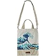 Grupo Erik Hokusai Cotton Tote Bag | Cotton Shopping Bag | 16.5 x 13.4 inches | Canvas Bag | Cotton Bag | Gift Bag | Cute Tote Bag | The Great Wave Off Kanagawa
