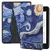Produktbild MaxKu Kindle Paperwhite 2018 Hülle Case, Die dünnste und leichteste Schutzhülle Tasche mit Auto Sleep/Wake Funktion Hülle für Kindle Paperwhite 10. Generation 2018,Sternenklarer Himmel