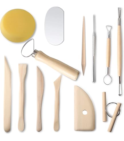 GLOREX Keramiplast Argilla Per Modellare Essiccante All'Aria - 1000g, Bianca, Pronta All'Uso, Base Naturale, Per Scultura E Hobby Creativi