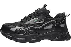 ZHENSI Damskie buty ze stalowymi noskami Lekkie ochronne trampki Masywne niezniszczalne kompozytowe palce Wygodne buty robocze