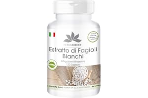 HERBA DIREKT Estratto di fagioli con cromo - Caffè verde e fieno greco - 120 capsule | HERBADIREKT by Warnke Vitalstoffe
