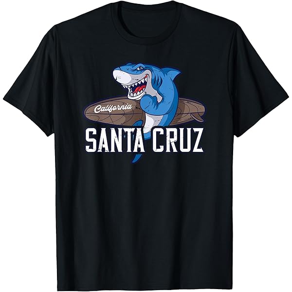 70er 80er Retro Surfing T-Shirt - Santa Cruz Pelikan Vintage Design