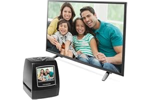 YINHING Film Scanner, Film and Slide Scanner Negative Scanner Slide Scanner with 2.4 Inch LCD Screen for Film Negatives and Slides to JPEG