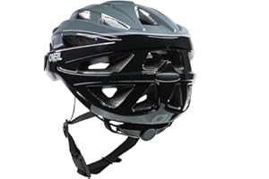 O'NEAL | Casco da Mountain Bike | Urban Trail Riding | Leggero: solo 310g, grandi ventilatori per la ventilazione, standard di sicurezza EN1078 | Casco Outcast Split V.22 | Adulto | Nero Grigio | L/XL