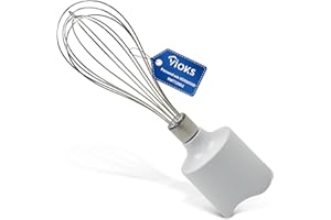 VIOKS Fouet mélangeur de rechange pour Kenwood KW712963, Delonghi, fouet avec transmission pour mixeur plongeant Triblade HB710, HB711, HB713, HB714