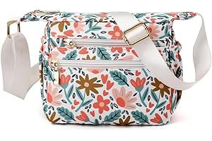 Simcat Crossbody Bags for Women,Multi Pockets Handbags for Women,Nylon Handbags Shoulder Bags Lightweight Cross Body Handbags for Women Girls Travel Daily Use Shopping