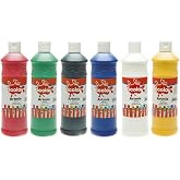 12 x 600ml BOTTLES SCOLA ARTMIX READY MIX POSTER PAINT DIFFERENT CRAFT COLOURS e