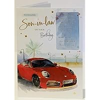 Piccadilly Greetings Modern Birthday Card Brother In Law - 8 X 6 Inches - Regal Publishing, Green