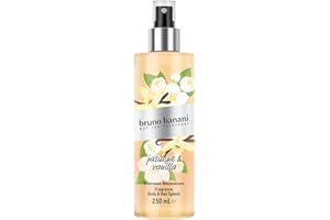 ‎BRUNO BANANI bruno banani Sunset Blossom Body Splash, żywy, letni spray do ciała dla kobiet, 250 ml
