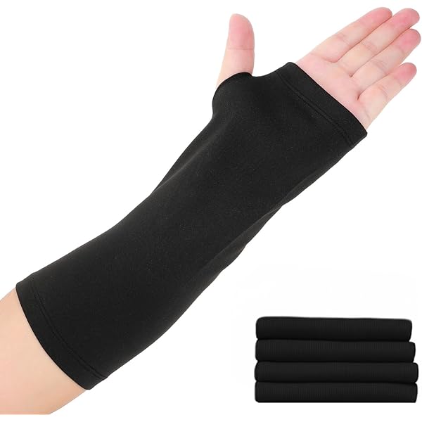LINXIU 4 Pcs Elastic Arm Cast Stockinette 10cm X 33.9cm Thumb 10 X 33.9CM - View #5