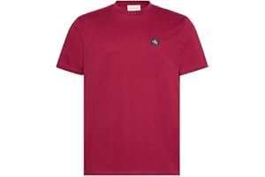 Calvin Klein Camiseta de Manga Corta Hombre Badge Jersey Classic tee de algodón