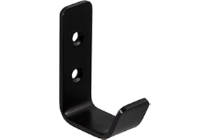 Gedotec Moderno Appendiabiti Sandra Ganci Acciaio Inox Gancio Appendiabiti | Acciaio Inox Spazzolato Opaco | 52 x 19 mm | Inossidabile Appendiabiti in Acciaio Inox V2A | Incl. Materiale