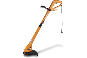 BUILDER FEIDER Coupe-Bordure électrique 350W 25 cm - Puissant, Pratique, Économique, Léger, 10000 TR/Min, Bobine de Fil Incluse FCBE350