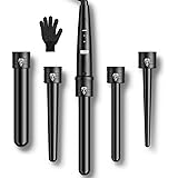 Ferro Arricciacapelli 5 in 1 Ondulatore Modellatore Multifunzione Schermo LCD 80°C - 230°C Temperatura Regolabile Ceramica co
