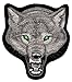 Produktbild Wolf Hund Tattoo Backpatch Rückenaufnäher XXL ca. 20 x 22 cm