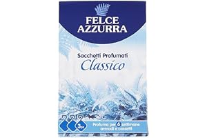 Felce Azzurra classico doftpåsar – 1 förpackning med 3 påsar för 6 veckor lång doft i skåp
