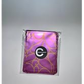 Bisaccia Pembe Desenli L&uuml;x Hediye Paketi &Ccedil;ok K&uuml;&ccedil;&uuml;k Metalize Poşet Bantlı 7x9 Cm (Kapak payı dahil &ouml;l&ccedil;&uuml;) - 50 Adet