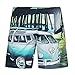 Produktbild Swallowuk Herren Casual 3D Druck Strand Shorts Badeshorts Schwimmhose Surfen Shorts (L, 1)