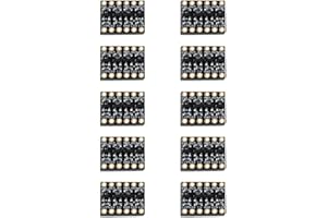 Treadax 10PCS Logic Level Converter Module 4 Channel IIC I2C 3.3V to 5V Bi-Directional Shifter Module for SPI Bus Signals Serial Compatible with Arduino
