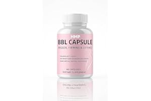 HMP BBL capsule - Sculpter vos Fesses et Hanches | Forme Naturelle, Augmentation de Volume | 60 Capsules (30 Jours)