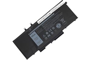 BTMKS New replacement 4GVMP for GJKNX GD1JP Dell Latitude E5400 E5410 E5500 E5510 04GVMP 9JRYT 0X77XY C5GV2 Dell Inspiron 7591 2-in-1 Series [7.6V 68WH]