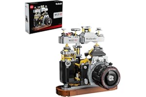 JOMIOD Set di 1027 modelli di macchina fotografica retrò WLZ-6F, modello da collezione, macchina fotografica retrò vecchio stile da costruire, set di mattoni da costruzione, miglior regalo per adulti,