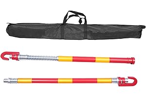 MINRS Barre de remorquage 8T en acier avec amortissement pour voiture, aide à la routière, longueur de remorquage 187 cm