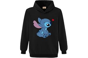 Xpialong Christmas Blue Cat Boys Girls Pullovers Hoodies Children's Casual Tops Jumper