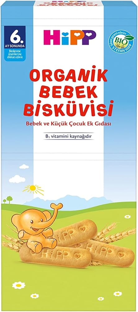 HiPP Organik Bebek Bisküvisi 180 gr