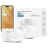 Meross WLAN Schalter funktioniert mit Apple HomeKit, Smart Switch Fernbedienung mit Siri Alexa, Google Assistant, SmartThings