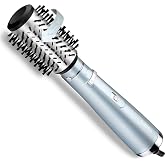 BaByliss Hydro Fusion Rotating Hot Air Brush, 50mm Ceramic Barrel Dryer Brush, Dual Ionic Anti-Frizz Technology, Multi-Direct